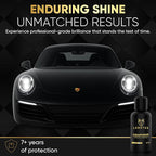 Graphene Ceramic Coating for Car – 7+ Years Durability – Nano Shield for Automobile Paint – Anti Scratch Protection – Gloss Enhancer – DIY Detailing Solution – Shiny Exterior Finish
