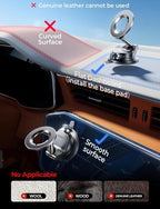 LISEN for Magsafe Car Mount, Magnetic Phone Holders for Your Car, Vacuum Phone Mount for Car Accessories for Women Men Jeep BMW, SuctionPro Gifts Kits, for iPhone 17 Pro Max 16 15 14 13 12