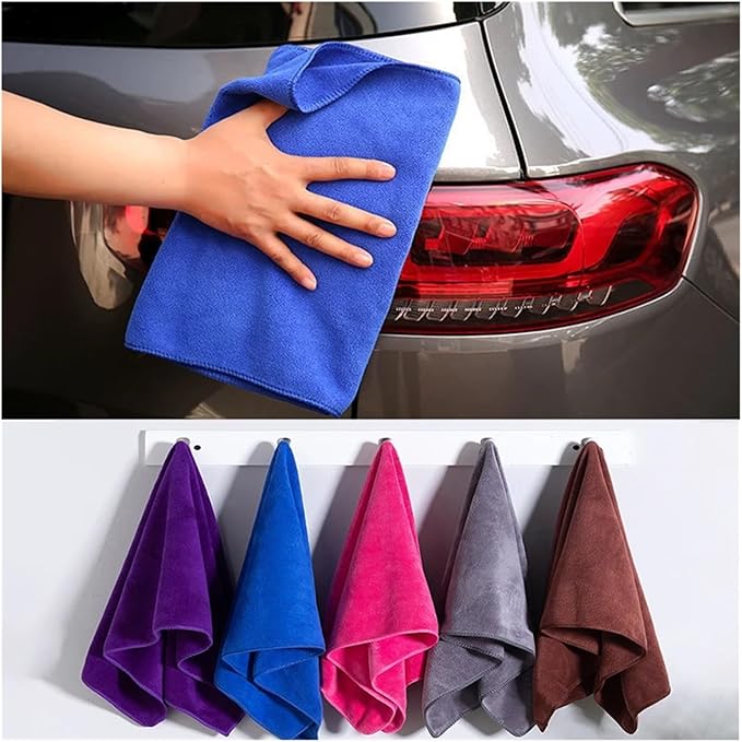 Car Wash Microfiber Towel, Super Absorbent Drying and Detailing Cloth for Vehicle Cleaning(1,30x40cm)