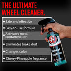Adam's Polishes Wheel Cleaner 5 Gallon - Tough Wheel Cleaning Spray For Car Wash Detailing | Rim Cleaner & Brake Dust Remover | Safe On Chrome Clear Coated & Plasti Dipped Wheels | Use w/Wheel Brush