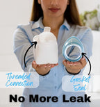 Female Urinal Spill Proof 32 oz (1 Pack) - Urinal for Women - Pee Funnel - Women Bed Pan - Portable Urinals for Women - Sturdy Female Urination Device for Car Travel, Road Trip Essentials