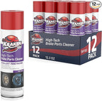 KRAKEN BOND Non-Chlorinated Brake Parts Cleaner Spray, Instant Removal, Fast Drying, 12.3fl oz - 12 Pack