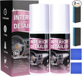 2PCS Car Interior Cleaner,Polishing Cleaner Car Interior Spray,Deep Cleaner Polishing,Interior All Purpose Car Cleaner Suitable for Cleaning Rubber,Plastic,Leather Surfaces Inside The Car