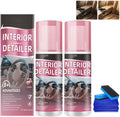 2PCS Polishing Cleaner Car Interior, 2026 Car Interior Cleaner Spray, 100ml Multi-Surface Car Interior Detailing Cleaner Suitable for Cleaning Rubber, Plastic, and Leather Surfaces Inside Vehicles