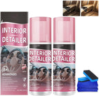 2PCS Polishing Cleaner Car Interior, 2026 Car Interior Cleaner Spray, 100ml Multi-Surface Car Interior Detailing Cleaner Suitable for Cleaning Rubber, Plastic, and Leather Surfaces Inside Vehicles
