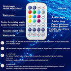 AZIMOM Mini 6W 500pcs Twinkle Fiber Optic Starlight Headliner Kit for Car Home 0.03in 13.1ft End Glow Fiber Strands Sound-Activated APP& Remote Control Starlight Engine