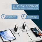 45 W USB C Charger Block,Super Fast Charge Type-C Adapter, USB Wall Charger for Samsung S22/22 +/S21/S20, and More. (Black) (609)