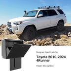Hellet Hidden Storage Box Compatible with Toyota 2010-2020 2021 2022 2023 2024 4Runner Interior Accessories Center Console Organizer