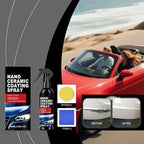 Car Ceramic Coating Spray - 100ml Exterior Paint Interior Polishing Solution | 17 * 7.2 * 4cm Car Coating Detail Spray for Sedans Suvs Pickups Minivans Motorcycles