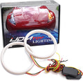 iJDMTOY 110mm White/Amber Switchback LED Halo Ring Retrofit Lighting Kit