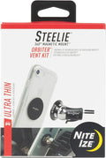 Nite Ize Steelie Vent Kit - Magnetic Cell Phone Holder for Car Vents - Phone Mount - Orbiter