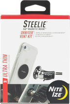Nite Ize Steelie Vent Kit - Magnetic Cell Phone Holder for Car Vents - Phone Mount - Orbiter