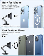 ZBF Magnetic Car Phone Holder Mount (360° Rotation) Cell Phone Car Holder, Phone Mount for Car Windshield Dashboard Hand Free Mount for iPhone 17 16 15 14 13 Pro Max All Smartphones