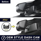 Mangoal 4K Dash Cam Custom Fit for Dodge Durango 2016 2017 2018 2019 2020 2021 2022 2023 2024 2025 2026(Model A), GT R/T SRT SXT, Integrated OEM Look, UHD 2160P, WiFi & App,Easy to Install,128GB Card