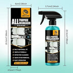 2Pcs All Purpose Degreaser for Car and House, Lemon Scent Mulit Heavy-Duty Cleaning Spray, Car and House Multi-purpose Cleaning Spray, Quick Stain Removal For Cars Kitchen Bathroom