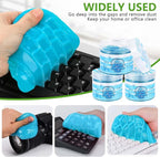 SenseYo 4 Pack Car Cleaning Gel Putty Slime, Car Interior Cleaner Detailing Tools for Notebook Keyboard Camera