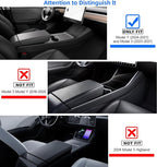 WinDu 5PCS Model 3 Model Y Center Console Organizer Tray Compatible for Tesla 2021-2024 Model Y and 2021-2023 Model 3 Accessories Armrest Hidden Box Storage Tray Cup Holder Camera Cover