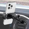 Upgraded Vent Metal Phone Mount for Tacoma 2016 -2023 and 2014-2021 Toyota Tundra, 3rd Gen Toyota Tacoma Cell Phone Cradles with 360° Adjustable Double Socket Metal Arm Fit for All Smartphones
