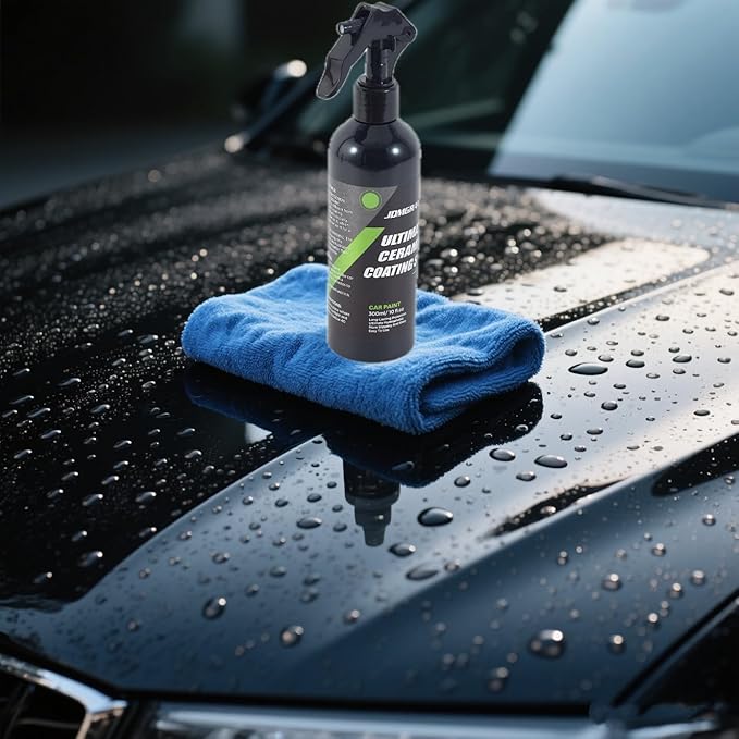 Graphene Ceramic Car Coating Spray, 10H Hardness, Hydrophobic, High Gloss, for Cars, Boats, RVs, Motorcycles (10OZ)