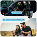 LAMTTO 4G LTE Dash Cam Front and Inside, Dual Dash Camera with Remote Live View via App, Real-Time GPS Tracking,Radar Parking Monitor, Anti-Theft Car Security Camera for Drivers, Fleet & Family Safety