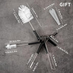 Espresso Brush Machine Cleaning Brush - CAFEMASY 5pcs Coffee Machine Cleaning Brush Pack Barista Tools for Cleaning Espresso Machine Group Head Steam Wand Milk Frother Drip Tray Coffee Mug