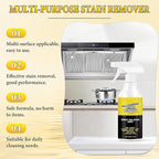 2Pcs Multi-Purpose Stain Remover, All Purpose Cleaner Spray, Powerful Cleaner Kitchen Multi-purpose Foam Cleaner Spray for Kitchens, Floors, Toilets and Cars (120ML)