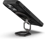 URBAN ARMOR GEAR UAG Magnetic Ring Stand Monarch Mag2 w/Built-in Bottle Opener - Ultra-Strong Double Magnet MagSafe Compatible Metal Phone Ring Grip 360 Rotation Multi-Functional Kickstand, Gunmetal