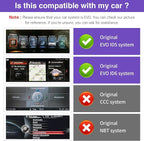 NINETOM 2026 Upgraded 12.3" Ultra-Narrow Touchscreen Wireless CarPlay Android Auto Receiver Compatible with BMW 3/4 Series F30/F31/F32/F33/F34/F36 (2017–2019), for EVO System