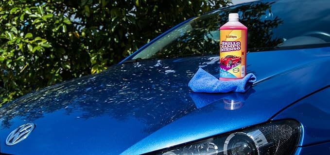 Sisbrill Intense Shine Car Shampoo – Ultra-Concentrated 1:1000 pH-Neutral Foaming Wash & Streak-Free Finish – 33 fl oz (200+ Washes)