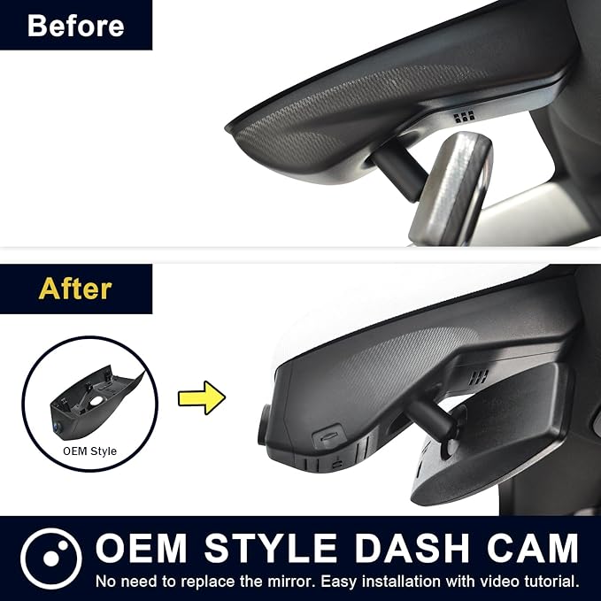 Mangoal 4K Dash Cam fit GMC Sierra 1500 2019-2021, 1500 Limited 2022, 2500 HD/3500 HD 2020-2023(Model A), Model A & Model B Have Same Models Years but Vehicle Sensor Cover are Different