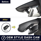 Mangoal 4K Dash Cam fit for Chevy Silverado 1500 2019-2021, 1500 Limited 2022 and HD 2020-2023 (Model A), Model A & Model B Have Same Models Years but Vehicle Sensor Cover are Different