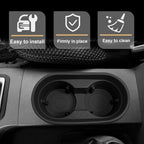 Muslogy Center Console Cup Holder Insert Compatible with 2005-2021 Nissan Frontier Accessories Middle Console Armrest Front Drink Holder Organizer Non-Slip Silicone Drink Stopper