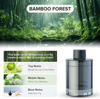 Ceeniu Car Air Freshener, CF3 Luxury Perfume Refill, 135ml Large Capacity for 6 months, Bamboo Forest, Natural French Fragrance with Plant Extracts, Diffuser Air Freshener, Premium Car Scent