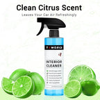 Tesla Seat Cleaner & Remover Stain, Interior Cleaner for White & Black Vegan Leather, Interior Cleaning Kit for Seats, Console, Dash, Tesla Model 3, Y, S, X, Cybertruck Accessories