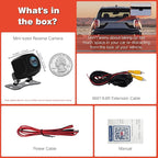 AHD 720P/1080P Rear View Camera for Car, HD Night Vision Car Backup Camera 170° Wide Angle, IP69 Waterproof Reverse Camera for Car GM Pickup Mini-Trucks SUV Mini-RV