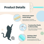 MAX LINTPLUS Pet Hair Remover – 2X Larger Cleaning Head, Adjustable 2-in-1 Handle (Extended & Compact Modes), Effortless Fur Removal from Carpets, Furniture, Bedding & Upholstery