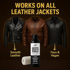 Eagle Leather Jacket Conditioner- Leather Lotion with Cloth for Boots, Jackets, Purses, Handbags & Bags – Lanolin & Natural Oils to Clean, Condition, Restore & Protect All Leather Colors