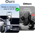 Car Phone Holder for Toyota Prius 2023 2024 2025 2026 Accessories Apply to 12.3 Inch Touch Screen Fixed Clip Magnetic Cell Phone Mount Hands-Free 360 Degree Rotation