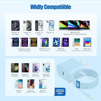 iPhone 17 16 15 Fast Charger Block and 10ft Type C to C Cable Cord Long, 20W USB C Charging Plug for Apple iPhone 17 Pro Max/17 Air/16 Pro Max/16/15 Pro/15 Plus/iPad Mini,Wall Power Adapter Cube Brick
