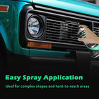 NADAMOO Automotive Black Trim Spray Paint, 2 Cans, Instantly Revives Color for Car Plastic Vinyl Rubber, Vehicle Exterior and Interior Plastic and Trim Restorer Aerosol Paint Can, Satin Finish