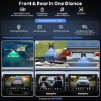 ATOTOZONE X10 12.5" QLED Floating Display Android Car Stereo, Single/Double-DIN, Dual-Cam DVR, AI Vision, Re-Mote LiveView, 7.1.2 Audio, 4V RCA, HDMI in, ADS Protocol, 8G+128G, 4G LTE, Parking Guard