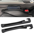 Car Seat Gap Filler Universal Fit Gap Filler Organizer Stop Things from Dropping for Car Trunk SUV, Black, Pack of 2