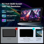 8-Core 4+64GB Android Car Stereo for Jeep Wrangler JK/Unlimited (2007-2018), Dodge Ram Grand Cherokee,Wireless CarPlay/Android Auto GPS BT WiFi Rear Camera 10.1" QLED