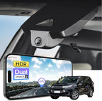 Front 4K HDR Dash Cam STARVIS 2 IMX678, Custom Fit for Toyota Highlander & Hybrid Gen3 UX50 2017-2019 (Model B), LE Limited L XLE etc, 5GHz WiFi, GPS, 64GB Card