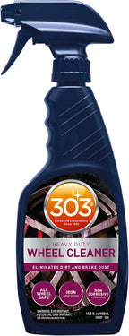 303 Products Heavy Duty Wheel Cleaner - Rim Cleaner for Car - Brake Dust Remover - All Wheel Safe - Iron Indicating Formula - Non Corrosive Formula, 15.5 fl. oz. (30597CSR) Packaging May Vary