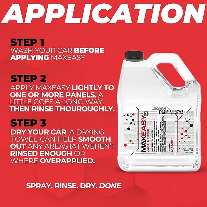 MAXEasy® - Instant Automotive Coating 2.0 Powered by Triphene™ (1 Gallon)