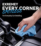 10-Pack (16"x16") 420GSM Premium Edgeless Microfiber Towels for Cars, Ultra-Soft Absorbent, Scratch-Free, Lint-Free, Professional Detailing Cloth for Home Cleaning, Trucks and More, Sky Blue