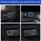 USB Fast Charger for 2024 2025 2026 Toyota Land Cruiser 250 First Edition 1958 Prado Mobile Phone Charging Port Interior Upgrade Modification Automobile Chargers 2026 Toyota Land Cruiser Accessories