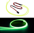 INJORA RC LED Strip Lights Flexible Cuttable for TRX4M SCX24 1/24 1/18 Crawlers Upgrade(Green)