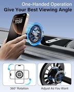 Phone Holder for Jeep Wrangler JL JLU 2018-2023/Gladiator JT 2020-2023 Accessories Magnetic Phone Mount for MagSafe, Magnets Dashboard Mount Phone Holder Dash Tray (Only for 4X4, Not for 4XE)